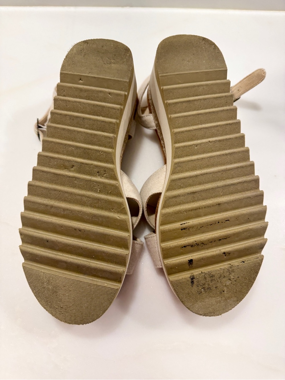 TOMS Ankle-Strap Platform Sandals - Picture 3 of 3